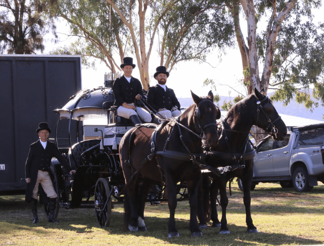 Cinderella Arrivals Team Ready for Scone Horse Week Parade 2023